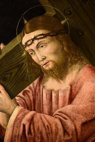 "Christ Carrying the Cross" Oil on canvas